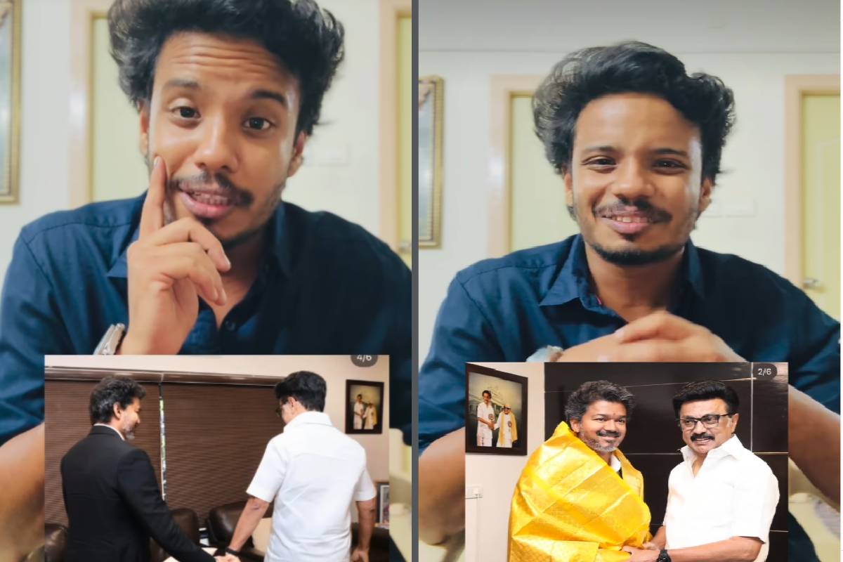 அப்போ அப்படி பேசிட்டு... முதல்வர் விஜயின் செயல் குறித்து பிக்பாஸ் முத்துக்குமரன் வீடியோ! | Bigg Boss Flame Muthukumarn Talk About Cm Vijay
