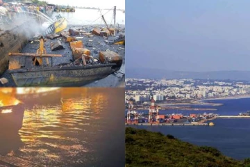 விசாகப்பட்டினம் துறைமுகத்தில் தீ விபத்து : 40 படகுகள் எரிந்து நாசம்