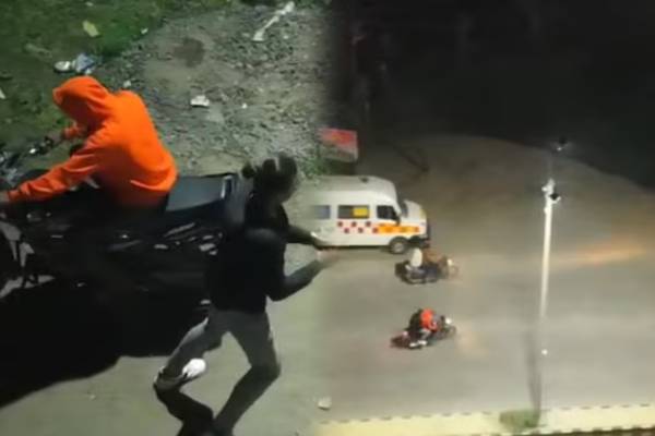 மணமேடையிலேயே மணமகனைக் கத்தியால் குத்திய நபர்: புகைப்படக்கலைஞர் செய்த சமயோகித செயல் | Groom Stabbed On Stage Cameramans Drone Trails