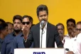 முதலமைச்சராக பதவியேற்ற பின்னர் விஜய்யின் முதல் உரை..