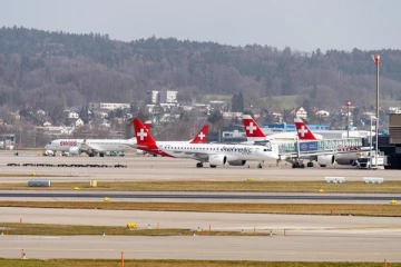 பறக்கும் விமானத்தில் அட்டகாசம்... பெண் பொலிசை கடித்து வைத்த சுவிஸ் பயணி