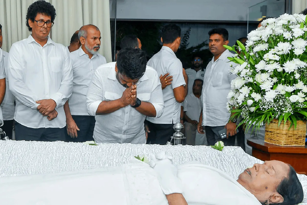 நந்தா மாலனிக்கு ஜனாதிபதி இறுதி அஞ்சலி | President Pays Final Respects To Nanda Malini