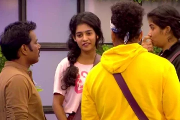 பிக் பாஸ் வீட்டில் குயின்ஸின் காலில் விழுந்து மன்னிப்பு கேட்ட இலங்கைப் பெண் ஜனனி!