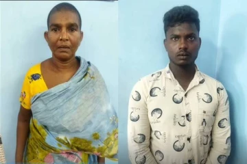 கணவனை சுத்தியால் அடித்து கொலை செய்த பெண் : மகனும் உடந்தையாக இருந்ததால் அதிரடி கைது!