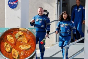 விண்வெளிக்கு மீன் குழம்பை எடுத்துச் சென்ற சுனிதா வில்லியம்ஸ்