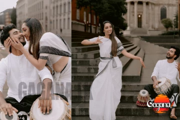 අරගලෙන් පස්සේ එංගලන්තෙට ගිය කෝකිල වයිෆ් එක්ක කරපු මරු ෂූට් එක [PHOTOS]