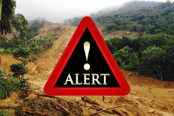 නායයාම් අනතුරු ඇඟවීමේ නිවේදනය යාවත්කාලීන වෙයි - දිස්ත්‍රික්ක 3ක රතු නිවේදන ඉවත් කරයි