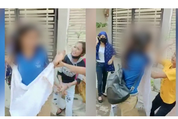 முறைத்துப் பார்த்தாக கூறி பீட்சா டெலிவரி பெண் ஊழியரை அடித்து துன்புறுத்திய பெண் ரவுடிகள் - வைரலாகும் வீடியோ - தமிழ்நாடு