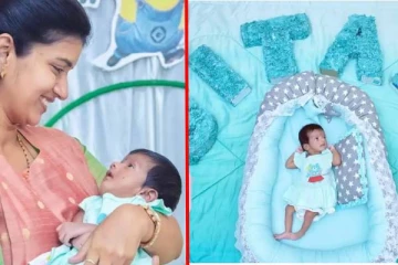 செல்ல மகளுக்கு பெயர் சூட்டிய சீரியல் நடிகை - என்ன பெயர் தெரியுமா?