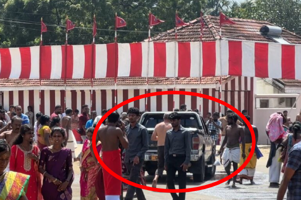 நல்லூர் ஆலய வளாகத்திற்குள் அத்துமீறி நுழைந்த இராணுவம்; பக்தர்கள் விசனம்! | Army Enters Nallur Temple Complex Devotees
