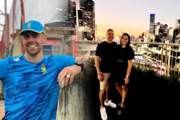 அன்ரிக் நோர்கியாவின் போஸ்டருக்கு முன் க்யூட்டா போஸ் கொடுத்த மனைவி - வைரல் புகைப்படம்