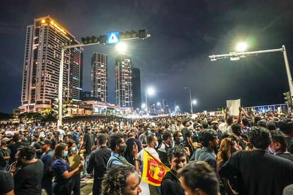 காலிமுகத்திடலில் “ஆர்ப்பாட்ட செயலகம்” திறந்து வைப்பு