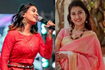 26 வயதான சூப்பர் சிங்கர் நித்யஸ்ரீ சேலையில் எப்படி இருக்காங்க பாருங்களேன்.. புகைப்படங்கள்..