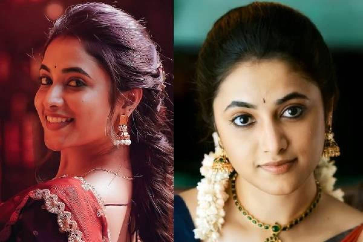 சேலையில் செம கியூட் லுக்... இணையத்தை கலக்கும் பிரியங்கா மோகன்! | Priyanka Arulmohan New Look Goes Viral