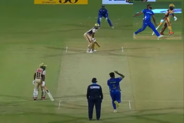 ஒரே பந்தில் 14 ஓட்டங்கள் விளாசிய வீரர்! வைரலாகும் மிரட்டல் வீடியோ