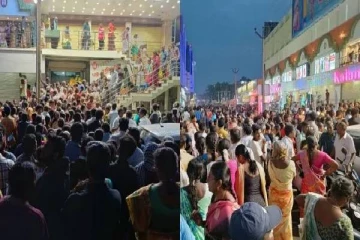 தீபாவளி மறுநாள்; பிரபல ஜவுளிக் கடையில் சலுகை - அதிகாலை 3 மணிக்கே முண்டியடித்த கூட்டம்!