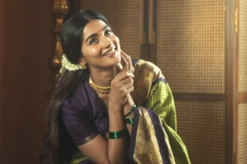 70 ஆண்டு பழைய சேலை.. பூஜா ஹெக்டே பட்டு சேலையில் எப்படி இருக்கிறார் பாருங்க