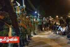 யாழ். பல்கலைக்கழக வளாகத்தில் நள்ளிரவை தாண்டி தொடரும் போராட்டம்! படையினர் குவிப்பு