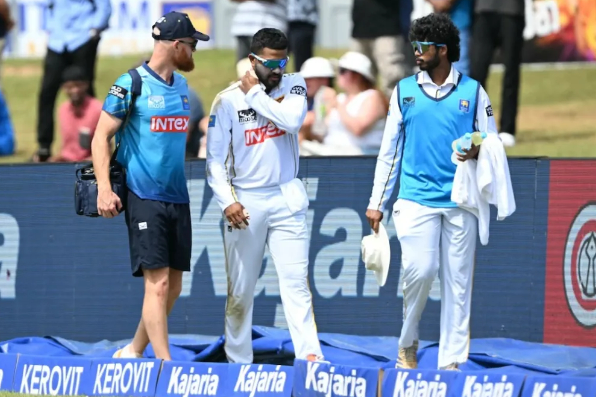 இந்தியாவுடனான டெஸ்டில் தினேஷ் சந்திமாலுக்கு உபாதை | Chandimal Taken To Hospital For Precautionary இந்தியாவுடனான டெஸ்டில் தினேஷ் சந்திமாலுக்கு உபாதை | Chandimal Taken To Hospital For Precautionary