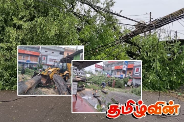 முல்லைத்தீவில் தொடரும் சீரற்ற காலநிலை : போக்குவரத்து பாதிப்பு