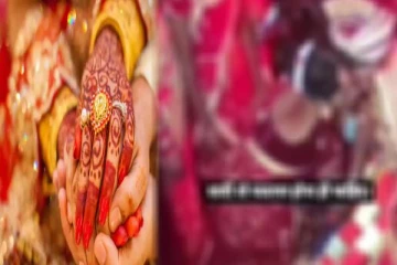 வரவேற்பு நிகழ்ச்சியில் மணமகளுக்கு முத்தம் : கோபத்தில் மணமகள் எடுத்த விபரீத முடிவு