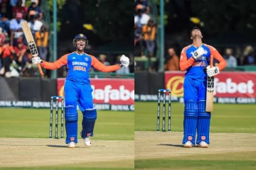 ஜிம்பாப்வேவுக்கு எதிராக அசுரவேக ஆட்டம்! முதல் சதத்தை பதிவு செய்த இந்திய வீரர்