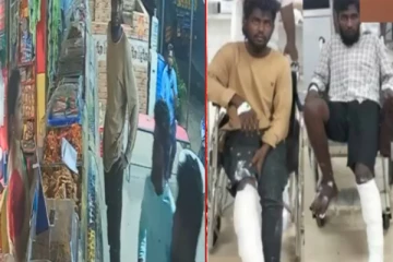 கத்தியை காட்டி மிரட்டி மாமூல் வசூல் - கைது செய்யப்பட 2 ரவுடிகள் கீழே விழுந்ததில் கால்கள் முறிவு!