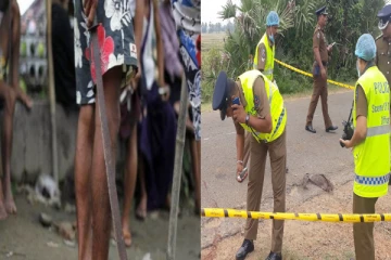 துவிச்சக்கர வண்டியில் சென்றவருக்கு வாள்வெட்டு! நால்வர் கைது