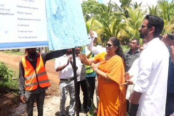 முல்லைத்தீவில் நீர் சுத்திகரிப்பு நிலைய நிர்மாணத்திற்கு அடிக்கல் நாட்டல் நிகழ்வு