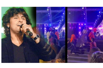 பிரபல பாடகர் சோனு நிகம் இசை நிகழ்ச்சியில் எம்எல்ஏ மகனால் தாக்கப்பட்டார் - அதிர்ச்சி வீடியோ வைரல்...!