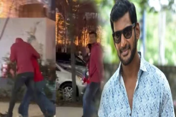 முகத்தை மூடிக்கொண்டு பெண் உடன் தலைதெறிக்க ஓடிய விஷால் - இணையத்தை ஆக்கிரமிக்கும் வீடியோ