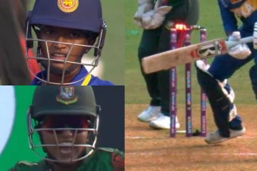 விரக்தியுடன் வெளியேறிய இலங்கை வீராங்கனை: தனக்கே தெரியாமல் அவுட் செய்த விக்கெட் கீப்பர்