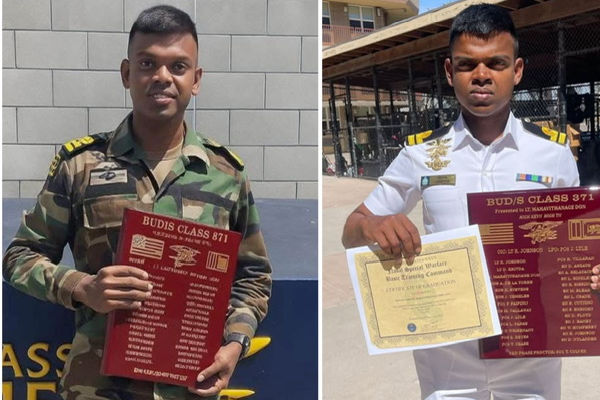 அமெரிக்க கடற்படை பாடநெறியை வெற்றிகரமாக பூர்த்தி செய்த இலங்கை அதிகாரி | Us Navy Course For Commander Sl Navy Officer