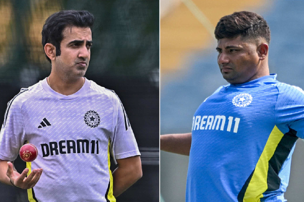 gambhir - sarfaraz khan