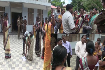 கடிதங்களை எரித்து வலிந்து காணாமல் ஆக்கப்பட்டவர்களின் உறவுகள் போராட்டம்