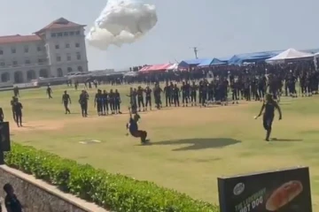 சுதந்திர தின ஒத்திகையில் நால்வருக்கு நேர்ந்த கதி!