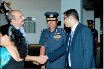 இந்திய விமானப் படை பிரதானி இலங்கைக்கு விஜயம்