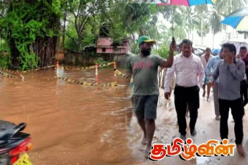 வவுனியாவில் கனமழையால் பாதிப்படைந்த குடும்பங்களுக்கு நிவாரணம்