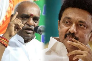 கர்நாடகா முதல்வருடன் கைகோர்த்த ஸ்டாலின் அணை பற்றி பேசாதது ஏன்? - பொன்.ராதாகிருஷ்ணன் காட்டம்!