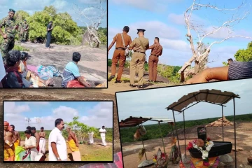 வெடுக்குநாறி மலையில் விசேட வழிபாடு : குவிக்கப்பட்டுள்ள காவல்துறையினர்