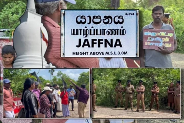 வெசாக் தினத்தில் தையிட்டி விகாரைக்கு எதிராக வெடித்த போராட்டம்