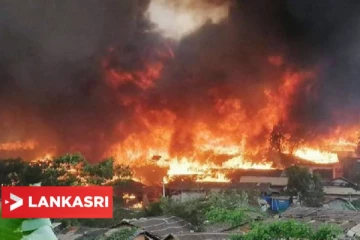 5000 ரோஹிங்கியா குடும்பங்கள் தங்கியிருந்த அகதிகள் முகாமில் பயங்கர தீ விபத்து! நெஞ்சை உலுக்கும் காட்சி