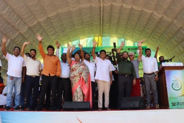 முல்லைத்தீவில் சஜித் பிரேமதாசவின் தேர்தல் பரப்புரை கூட்டம்