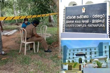 இரத்தினபுரி நீதிமன்ற வளாகத்தில் ஆசிட் வீச்சு : ஐவர் படுகாயம்