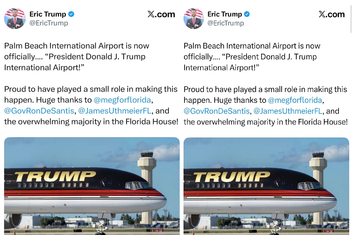 அமெரிக்க விமான நிலையமொன்றின் பெயர் ட்ரம்ப் விமானநிலையம் என மாற்றம் | Usa Made Renaming The Airport To Trump Airport அமெரிக்க விமான நிலையமொன்றின் பெயர் ட்ரம்ப் விமானநிலையம் என மாற்றம் | Usa Made Renaming The Airport To Trump Airport