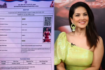 காவல்துறை தேர்வுக்கான ஹால் டிக்கெட்டில் சன்னி லியோன் புகைப்படம் - அதிகாரிகள் விளக்கம்!