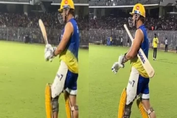 நாயகன் மீண்டும் வரான் : அதிர்ந்த சேப்பாக்கம் , கெத்தாக இறங்கிய தல தோனி