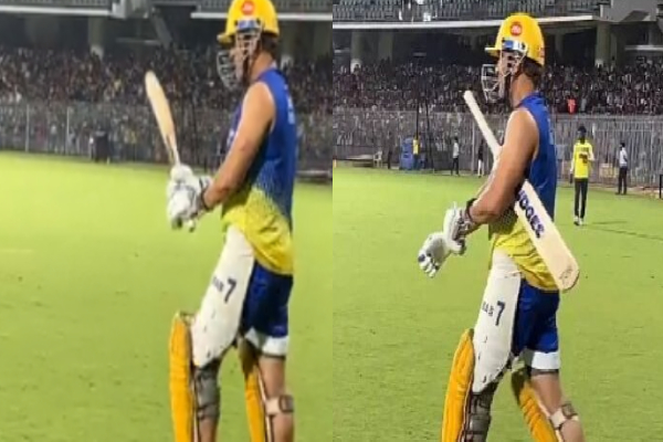 நாயகன் மீண்டும் வரான் : அதிர்ந்த சேப்பாக்கம் , கெத்தாக இறங்கிய தல தோனி - தமிழ்நாடு