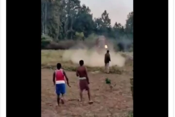 பயிரை தாக்க வரும் காட்டு யானையை தனியாக விரட்டியடித்த வனக்காவலர் - வைரலாகும் வீடியோ, குவியும் பாராட்டு