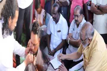 எழுத்துமூல உறுதியுடன் முடிவிற்கு வந்த உண்ணாவிரத போராட்டம் (படங்கள்)